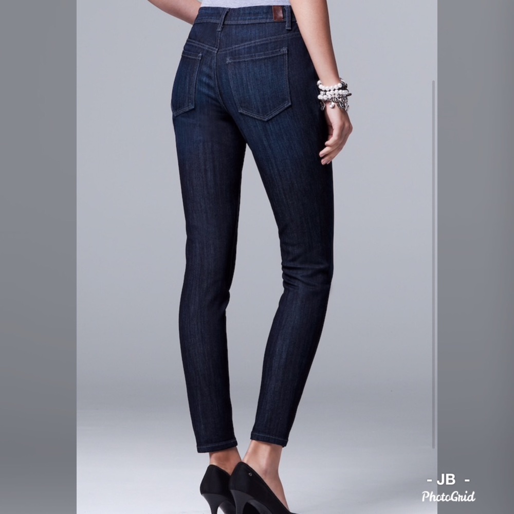Simply Vera Vera Wang mid rise Skinny jeans Size 6